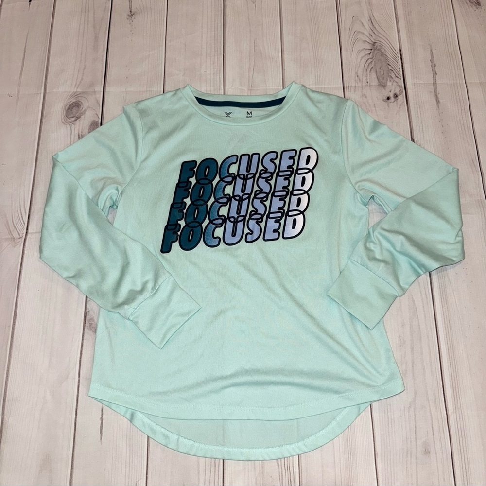 Athletic Focused Long Sleeve Top - Girls Size Medium